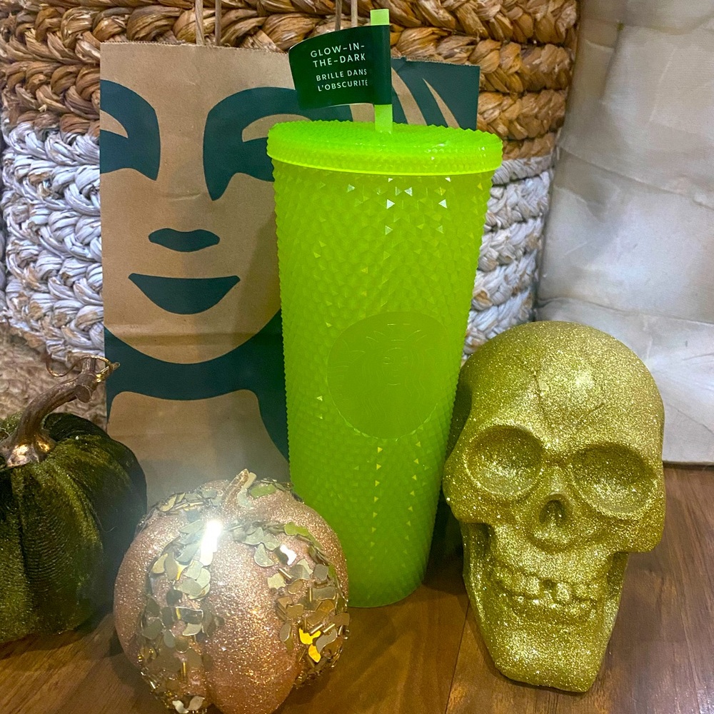 Starbucks Halloween 2022 Glow in the Dark Studded Tumbler